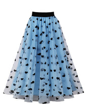 Load image into Gallery viewer, 1950S  Ploka Dots High Wasit Pleated Swing Vintage Skirt