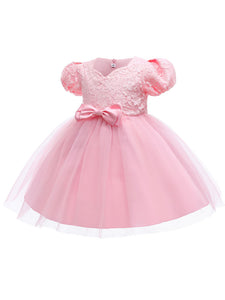 Kids Little Girls' Dress Princess LaceBirthday Christening Dress