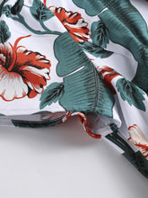 Load image into Gallery viewer, 1960S Floral Print Swing Vintage Dress With Belt