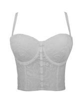 Load image into Gallery viewer, Embroidered Floral Corset Camisole Top