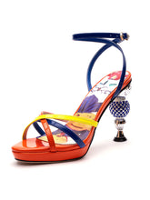 Load image into Gallery viewer, 10CM Platform Spherical Heel Sandals Retro Shoes