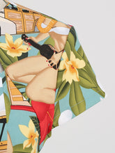 Load image into Gallery viewer, Floral  Queen Collar 1960S Bodycon Dress