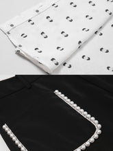 Load image into Gallery viewer, 2PS White V Neck Ruffles Long Sleeve Top With High Waist Wide Leg Pants Suit