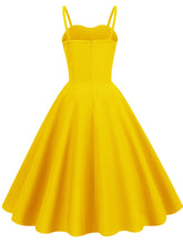 Load image into Gallery viewer, Green Strap Sleeveless 1950S Vinatge Dress