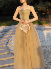 Load image into Gallery viewer, Mustard Green Ballet Lace Strap Vintage Dance Lace Dress