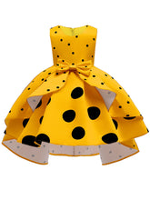 Load image into Gallery viewer, Kids Little Girls&#39; Dress Princess Polka Dots  Birthday Christening Dress