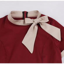 Load image into Gallery viewer, BowKnot Collar Vintage 1950S Dress