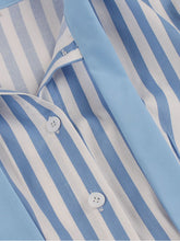 Load image into Gallery viewer, Blue And White Stripe With Pockets 50S Dress