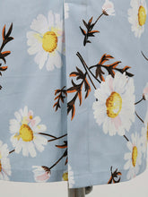 Load image into Gallery viewer, Blue Daisy Square Collar 1960S Bodycon Dress