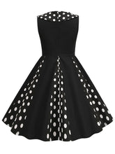 Load image into Gallery viewer, Kids Little Girls&#39; Dress Peter Pan Collar Polka Dot Cotton 1950S Vintage Dress