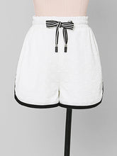 Load image into Gallery viewer, 2PS Sportswear White 1950S Vintage Girdle Sweatshirt And Shorts Set