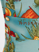 Load image into Gallery viewer, Floral  Queen Collar 1960S Bodycon Dress