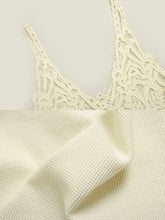Load image into Gallery viewer, 4PS Yellow 1950S Vintage Camisole Lace Vest And Shorts Coat Set