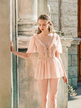 Load image into Gallery viewer, Pink Fariy Ruffles Ballet Vintage One Piece Swimwear
