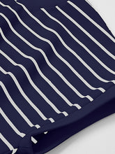 Load image into Gallery viewer, Striped Crew Neck Slit Casual Sexy Bodycon Dress