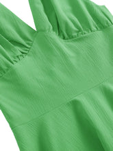Load image into Gallery viewer, Green Vintage Halter Backless 1950S Vintage Dress