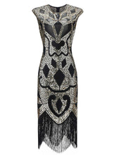 Load image into Gallery viewer, 5 Colors 1920s Sequined Flapper Dress