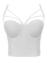 Load image into Gallery viewer, Solid Color Cut Out Corset Camisole Top