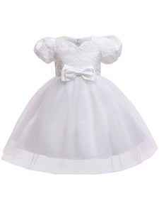 Kids Little Girls' Dress Princess LaceBirthday Christening Dress