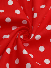 Load image into Gallery viewer, Kids Little Girls&#39; Dress Turn Down Collar Polka Dot Cotton 1950S Vintage Dress