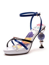 Load image into Gallery viewer, 10CM Platform Spherical Heel Sandals Retro Shoes
