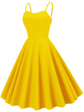 Load image into Gallery viewer, Green Strap Sleeveless 1950S Vinatge Dress