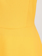 Load image into Gallery viewer, Yellow Cut Out Sleeveless 1950S Vinatge Dress With Pockets