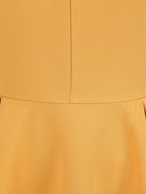 Load image into Gallery viewer, Solid Color Peter Pan Collar 1950S Dress With Pockets