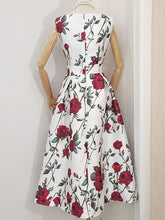 Load image into Gallery viewer, Roce Print Sleeveless Classic 1950S Vintage Garden Party Dress