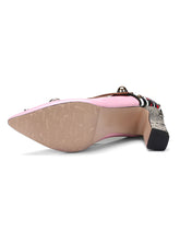 Load image into Gallery viewer, 9CM Luxury Poker Chunky Heels Retro Shoes