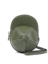 Load image into Gallery viewer, 1950S Sweet Vintage Baseball Cap Crossbody Bag Calf Leather Bag