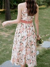 Load image into Gallery viewer, Rose Halter 1950S Vintage Dress Swing Dress