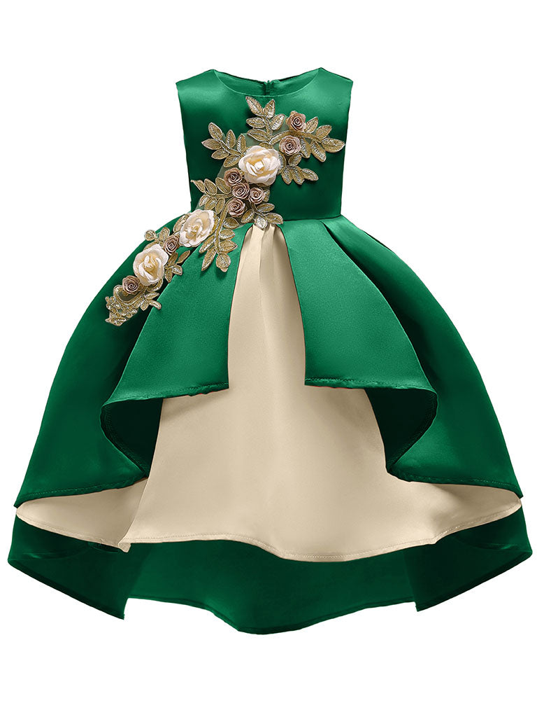 Kids Little Girls' Dress Princess High Low Birthday Christening Dress –  Jolly Vintage
