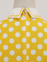 Load image into Gallery viewer, Polka Dots Peter Pan Collar 1950S Dress With Pockets