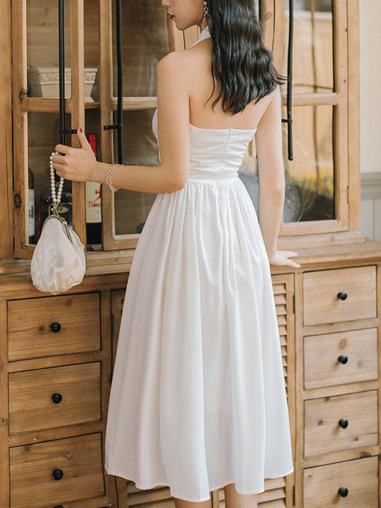 Channelling My Inner Marilyn Monroe in a White 1950s Style Dress - Not  Dressed As Lamb