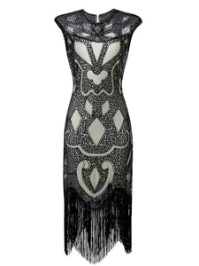 5 Colors 1920s Sequined Flapper Dress