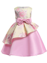 Load image into Gallery viewer, Kids Little Girls&#39; Dress Floral Print Birthday Christening Dress