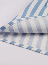 Load image into Gallery viewer, Blue And White Stripe With Pockets 50S Dress