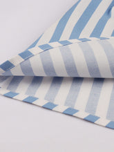 Load image into Gallery viewer, Blue And White Stripe With Pockets 50S Dress