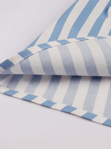 Blue And White Stripe With Pockets 50S Dress