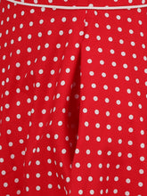 Load image into Gallery viewer, Red Polka Dots Sleeveless 1950S Vinatge Dress With Pockets