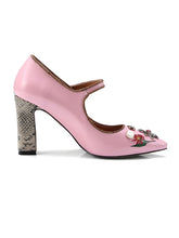 Load image into Gallery viewer, 9CM Luxury Poker Chunky Heels Retro Shoes