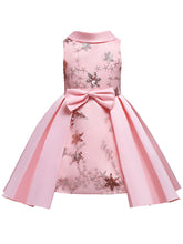 Load image into Gallery viewer, Kids Little Girls&#39; Dress Star Birthday Christening Dress