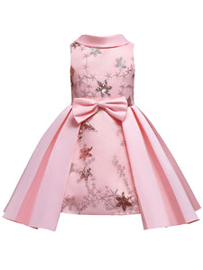 Kids Little Girls' Dress Star Birthday Christening Dress