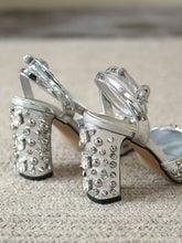 Load image into Gallery viewer, Luxurious Rivet Chunky Heel Sandals Vintage Shoes