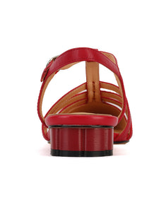 Women's Flats Sandals Round Toe Hollow Belt Leather Vintage Shoes