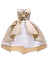 Load image into Gallery viewer, Kids Little Girls&#39; Dress Princess High Low Birthday Christening Dress