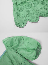 Load image into Gallery viewer, Embroidered Square Collar Puff Sleeve Vintage Dress Boho Dress