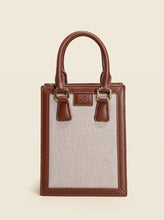 Load image into Gallery viewer, 1950S Cowhide Rectangular box Crossbody Bag Handbag