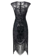 Load image into Gallery viewer, 5 Colors 1920s Sequined Flapper Dress